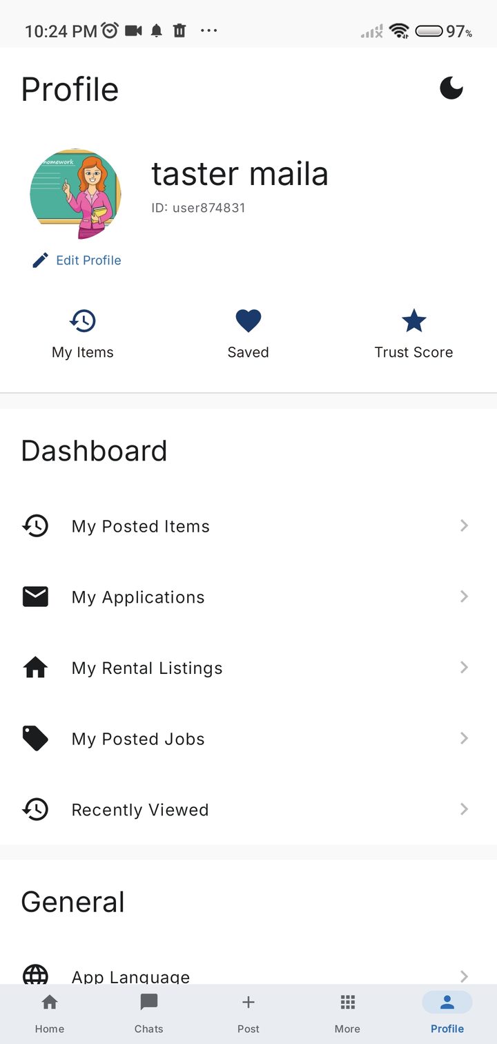 Profile & Trust Score