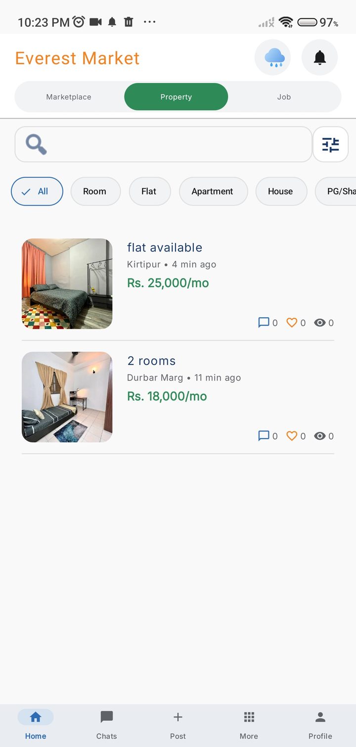 Room & Property Search